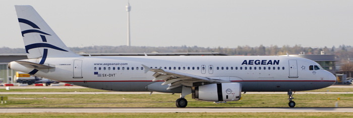 SX-DVT - Aegean Airbus A320