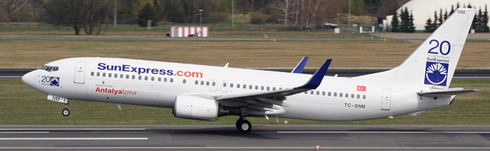 TC-SNM - SunExpress Boeing 737-800