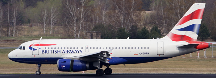 G-EUPB - British Airways Airbus A319