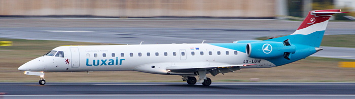 LX-LGW - Luxair Embraer ERJ 145 Amazon