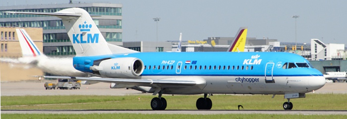 PH-KZP - KLM cityhopper Fokker 70