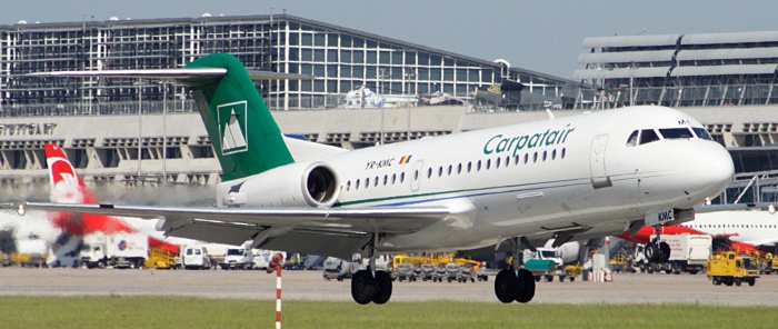 YR-KMC - Carpatair Fokker 70