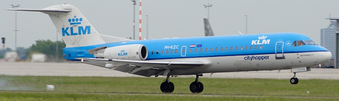 PH-KZC - KLM cityhopper Fokker 70