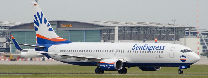 D-ASXG - SunExpress Deutschland Boeing 737-800