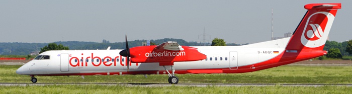 D-ABQC - Air Berlin op. by LGW Dash 8Q-400