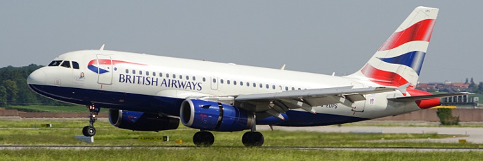 G-EUPS - British Airways Airbus A319