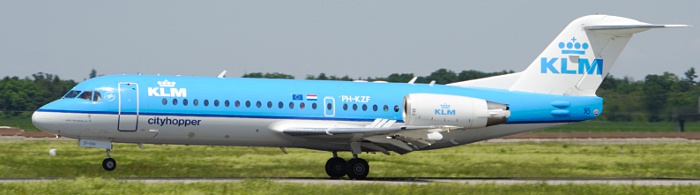 PH-KZF - KLM cityhopper Fokker 70