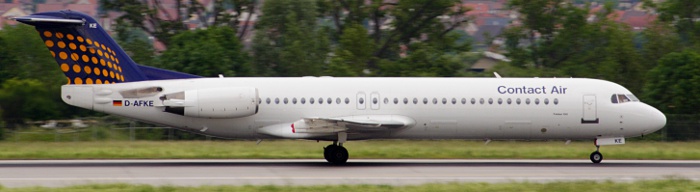 D-AFKE - Contact Air Fokker 100