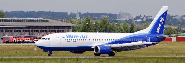 YR-BAK - Blue Air Boeing 737-400