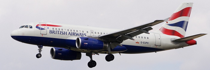 G-EUPO - British Airways Airbus A319