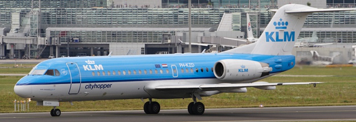 PH-KZD - KLM cityhopper Fokker 70