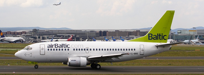 YL-BBQ - airBaltic Boeing 737-500