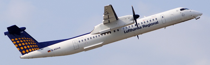 D-ADHA - Augsburg Airways Dash 8Q-400