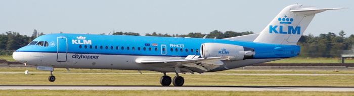 PH-KZT - KLM cityhopper Fokker 70