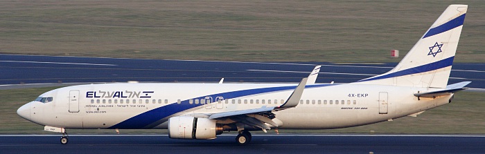 4X-EKP - El Al Boeing 737-800