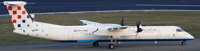 9A-CQA - Croatia Airlines Dash 8Q-400