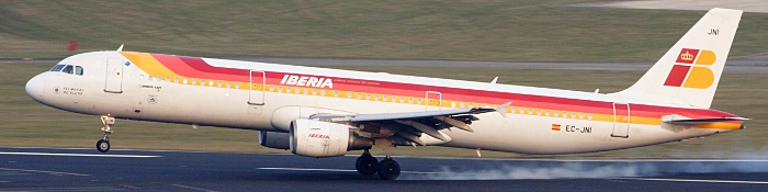 EC-JNI - Iberia Airbus A321