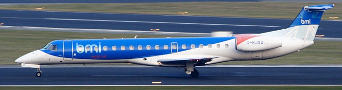 G-RJXD - bmi regional Embraer ERJ 145 Amazon