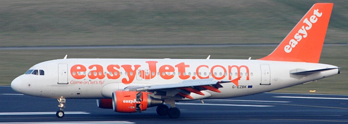 G-EZBK - easyJet Airbus A319