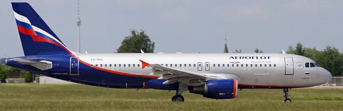 VQ-BHL - Aeroflot Airbus A320
