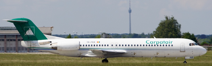 YR-FKB - Carpatair Fokker 100