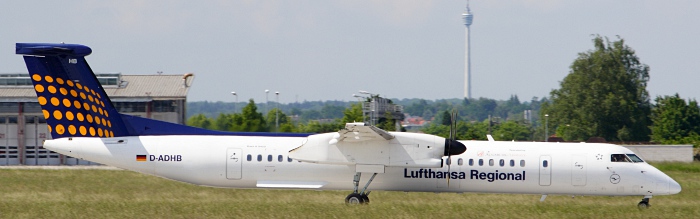 D-ADHB - Augsburg Airways Dash 8Q-400