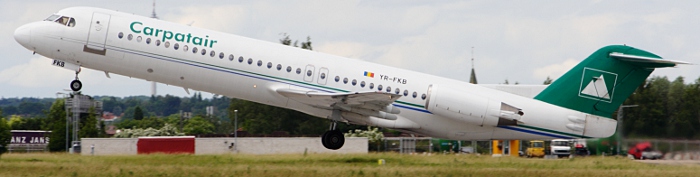 YR-FKB - Carpatair Fokker 100