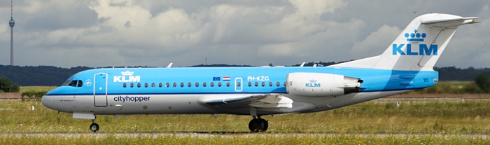 PH-KZG - KLM cityhopper Fokker 70