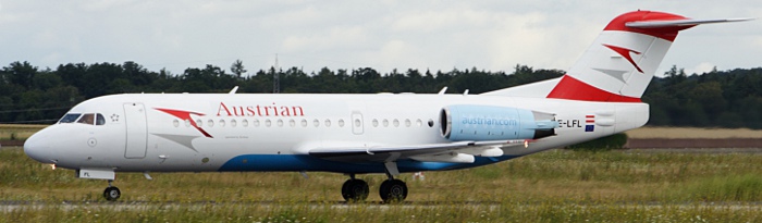 OE-LFL - Austrian Airlines Fokker 70