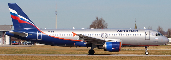 VP-BWD - Aeroflot Airbus A320