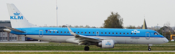 PH-EZA - KLM cityhopper Embraer 190