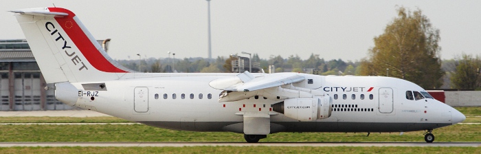 EI-RJZ - CityJet Avro RJ85