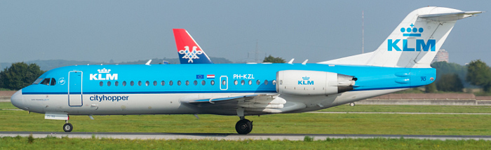 PH-KZL - KLM cityhopper Fokker 70