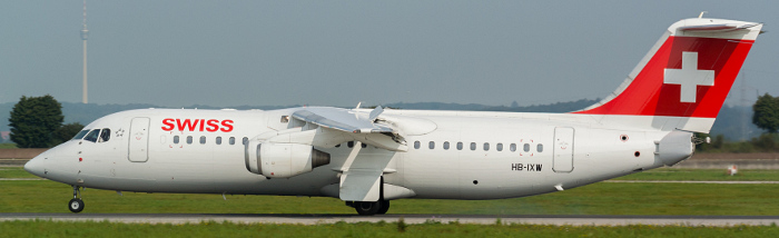 HB-IXW - Swiss European Air Lines Avro RJ100