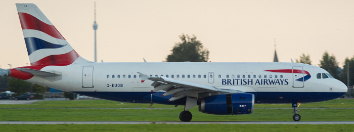 G-EUOB - British Airways Airbus A319