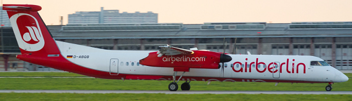 D-ABQB - Air Berlin op. by LGW Dash 8Q-400