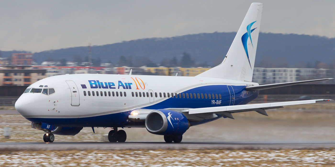 YR-BAF - Blue Air Boeing 737-300