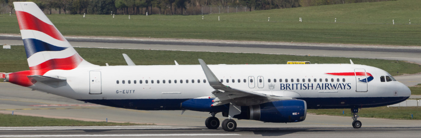 G-EUYY - British Airways Airbus A320