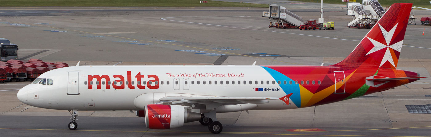 9H-AEN - Air Malta Airbus A320