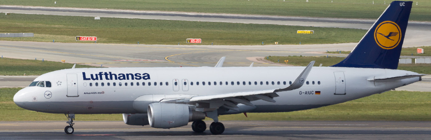 D-AIUC - Lufthansa Airbus A320