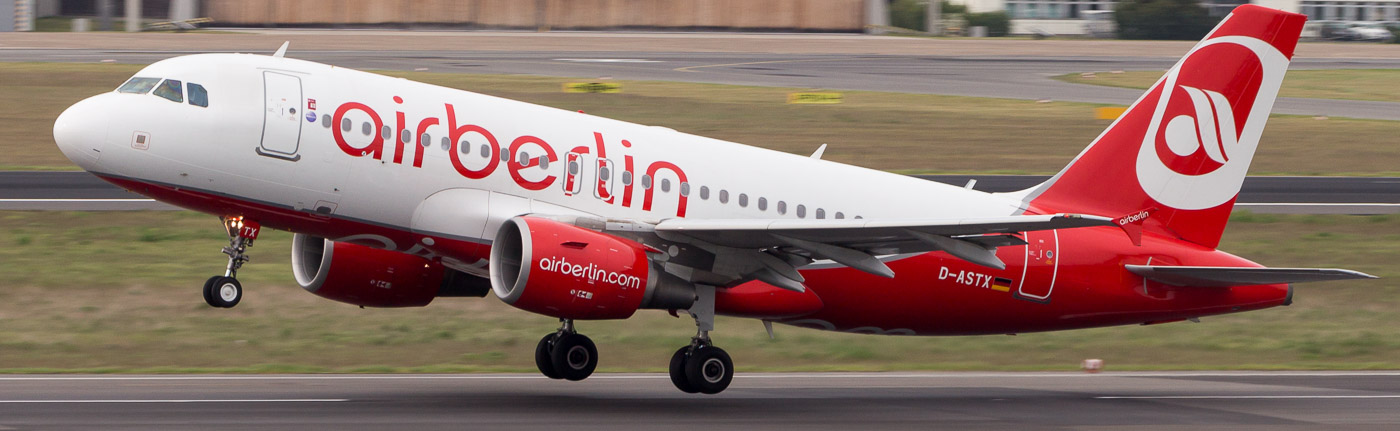 D-ASTX - Air Berlin Airbus A319