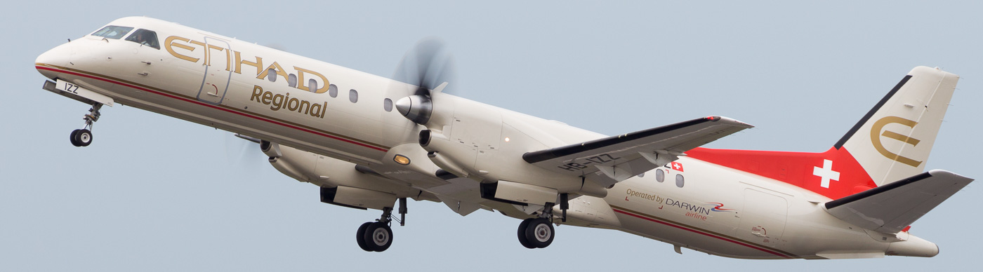 HB-IZZ - Darwin Airline Saab 2000