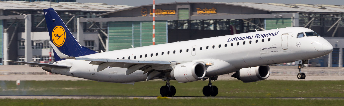 D-AEBF - Lufthansa CityLine Embraer 195