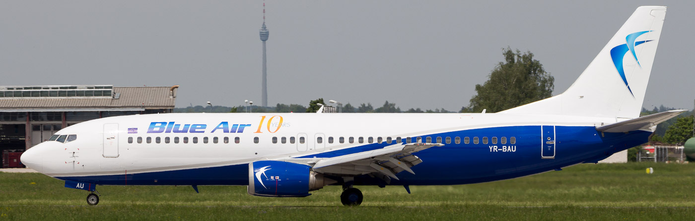 YR-BAU - Blue Air Boeing 737-400