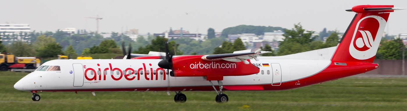 D-ABQK - Air Berlin op. by LGW Dash 8Q-400