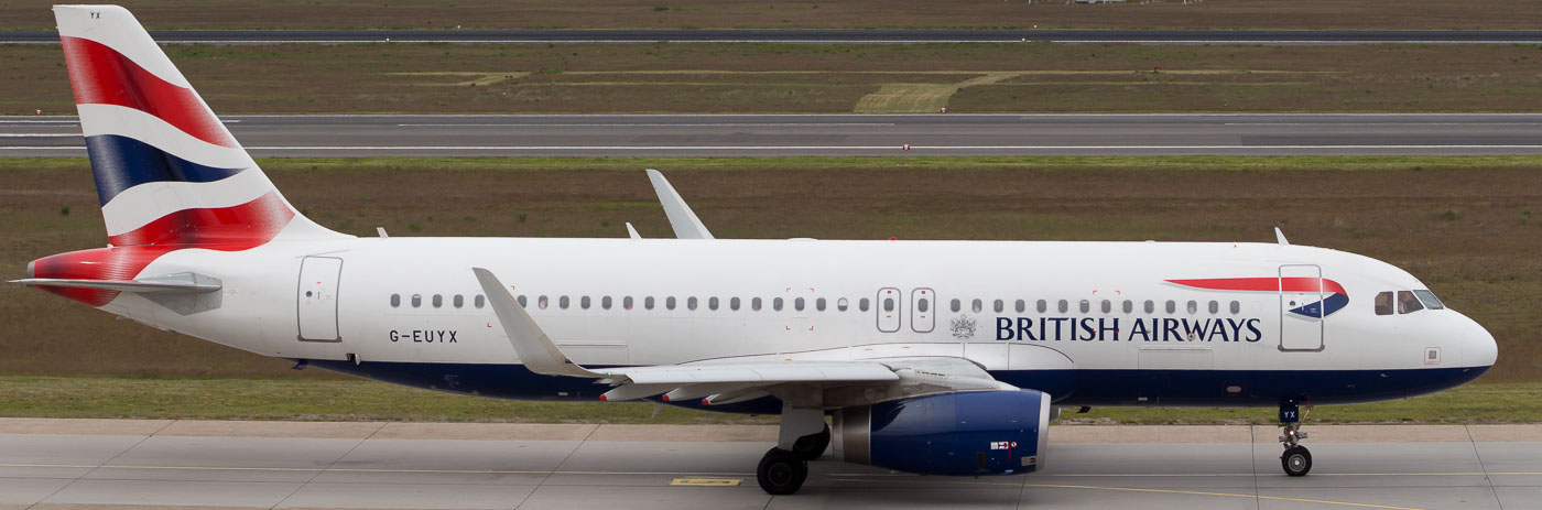 G-EUYX - British Airways Airbus A320