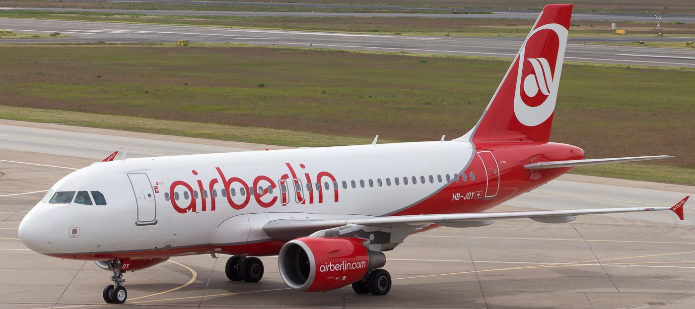 HB-JOY - Air Berlin Airbus A319