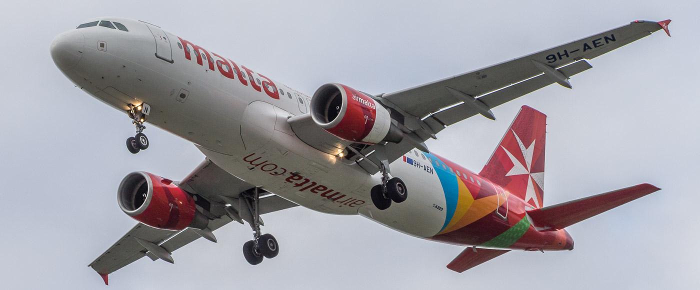 9H-AEN - Air Malta Airbus A320