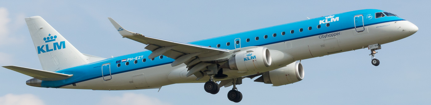 PH-EZT - KLM cityhopper Embraer 190