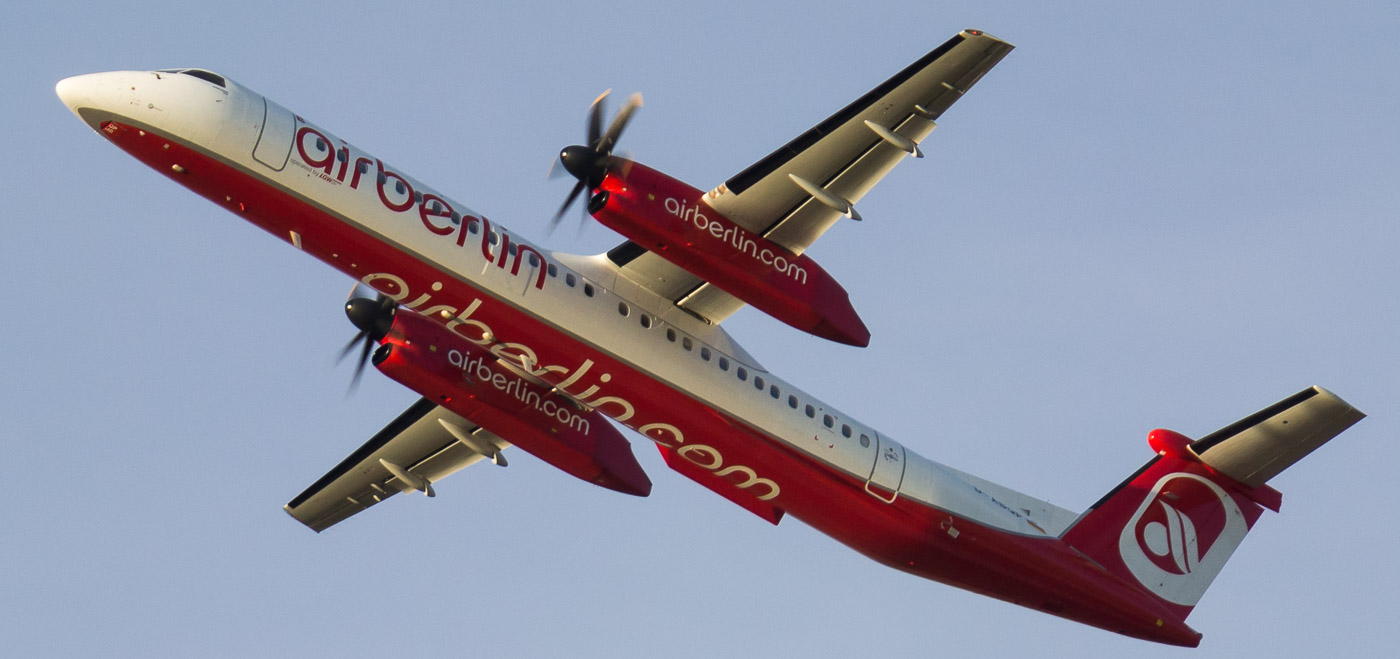 D-ABQP - Air Berlin op. by LGW Dash 8Q-400